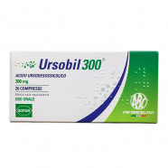 Купить Урсобил (Урсолизин, Урсодезоксихолевая кислота) 300 капсулы №20 в Махачкале